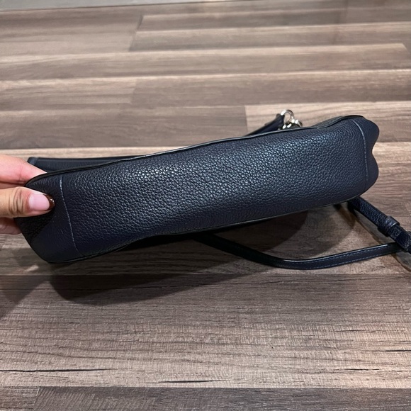 Coach Chelsea Navy With Floral Rivets Studded Women's Crossbody Bag - Picture 9 of 15